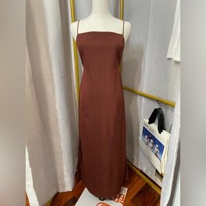NWT Anthropologie BHLDN Collection Elegant Brown Halter
